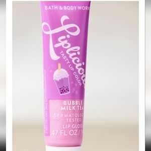 Bath & Body Works Liplicious Bubble Milk Tea Lip Gloss - Purple